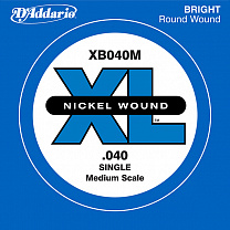 XB040M Nickel Wound    -, , 040, D'Addario