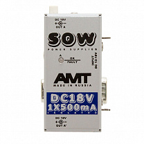 PSDC18 SOW PS-2   DC-18V 1x500mA, AMT Electronics