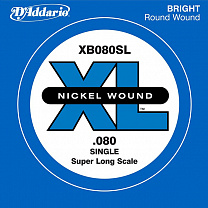XB080SL Nickel Wound    -, , .080, Super Long, D'Addario