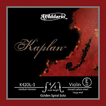 K420L-3 Kaplan Golden Spiral Solo   E/   . 4/4, . , D'Addario