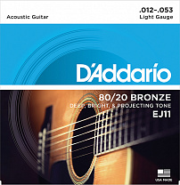 EJ11 BRONZE 80/20      Light 12-53 D`Addario