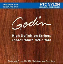 009367 HTC Nylon Комплект струн для классической гитары, сильное натяжение, Godin