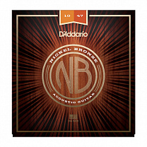 NB1047 Nickel Bronze     , Extra Light, 10-47, D'Addario