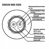 Flexx425BLK-100m    4x2,5, d10, 100, , SHNOOR