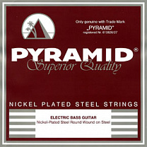803100 Nickel Plated Комплект струн для бас-гитары, никелированные, 40-100, Pyramid