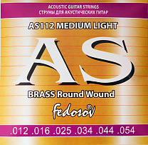 AS112 Brass Round Wound     , , 12-54, Fedosov