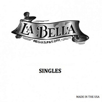 2001-FH-Single Отдельная 1-ая струна для фламенко гитары Flamenco Hard , La Bella