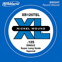 XB125TSL Nickel Wound Tapered    -, .125, Super Long Scale, D'Addario