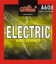 A608(5)-M Medium Комплект струн для 5-струнной бас-гитары, сталь/сплав никеля, 045-130, Alice