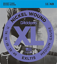 EXL115 XL NICKEL WOUND    Blues/Jazz Rock 11-49 D`Addario