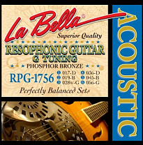 RPG-1756 Resophonic Phosphor Bronze     , /, 17-56, La Bella