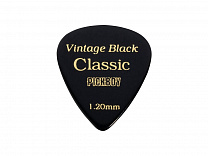 GP-07/120 Celluloid Vintage Classic Black  50,  1.20, Pickboy