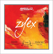 DZ410-LM Zyex Комплект струн для альта, большого размера, среднее натяжение, D'Addario