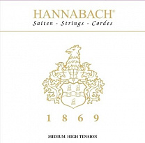 1869MHT 1869 Комплект струн для классической гитары, средне-сильное натяжение, Hannabach