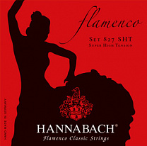 827SHT Red FLAMENCO       / Hannabach