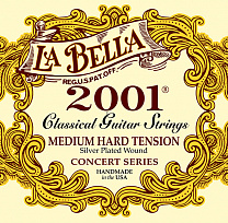 2001MH Medium Hard Комплект струн для классической гитары, ср-сильное натяж., La Bella