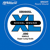 XB090SL Nickel Wound    -, , .090, Super Long, D'Addario