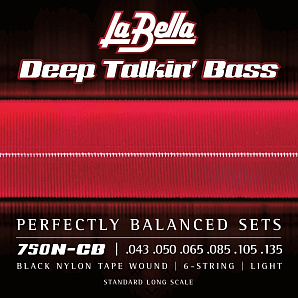 750N-CB Deep Talkin' Bass    6- -, /, 43-135, La Bella
