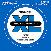 XB040SL Nickel Wound    -, , .040, Super Long, D'Addario