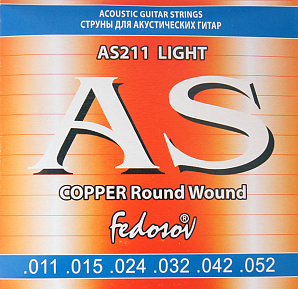 AS211 Copper Round Wound     , , 11-52, Fedosov