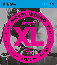 EXL120+ Nickel Wound    , Super Light Plus, 9.5-44, D'Addario