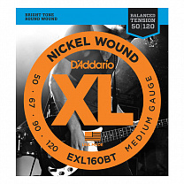 EXL160BT Nickel Wound    -, . , Medium, 50-120, D'Addario