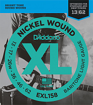 EXL158 XL NICKEL WOUND    Baritone-Light 13-62 D`Addario
